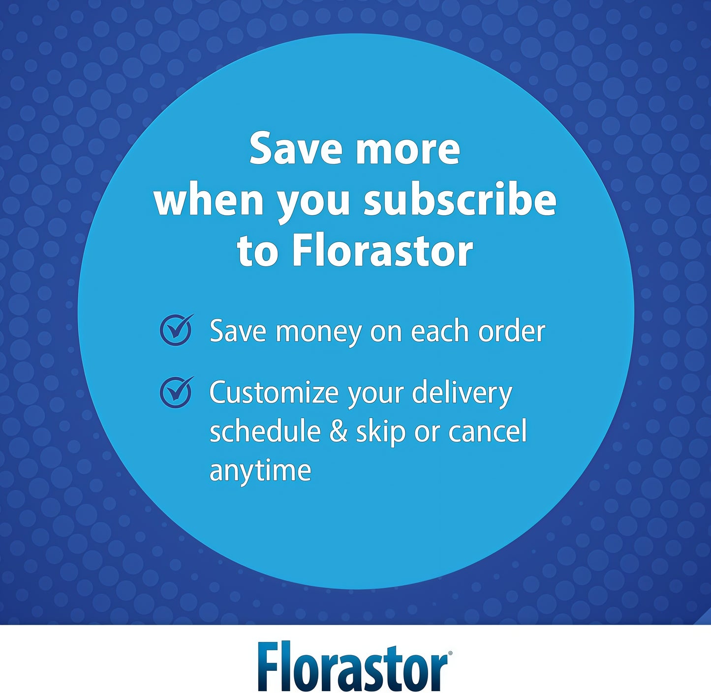 Florastor® Dual Action Probiotic Supplement